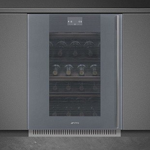 Встраиваемый винный шкаф SMEG CVI138LWS2