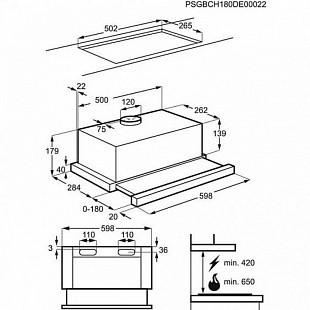 Вытяжка ZANUSSI ZHP60350SA