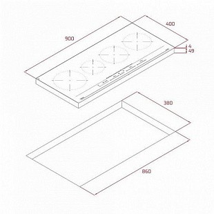 Варочная панель TEKA IZC 94620 MST BLACK