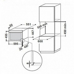 Микроволновая печь WHIRLPOOL AMW507/IX
