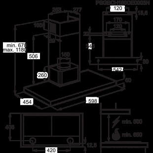 Вытяжка ELECTROLUX LFT 766 X