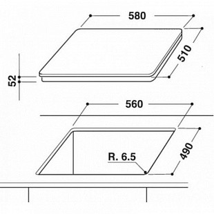 Варочная панель WHIRLPOOL ACM 828 LX