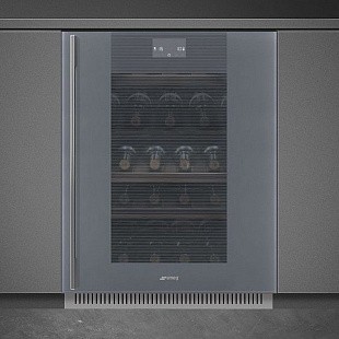 Встраиваемый винный шкаф SMEG CVI138RWS2