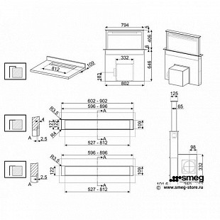 Вытяжка SMEG KDD90CNE