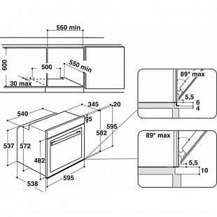 Духовой шкаф WHIRLPOOL AKZM 6610/TB