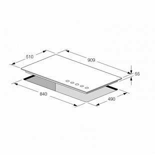 Варочная панель FULGOR FCH 905 G DWK WH