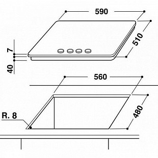 Варочная панель WHIRLPOOL AKR 311 IX