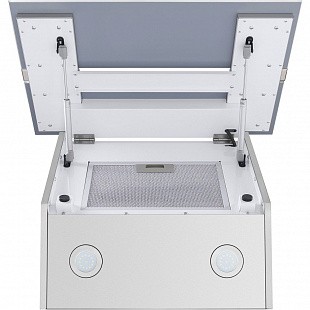 Вытяжка MAUNFELD MERSEY 60 INOX GLASS WHITE