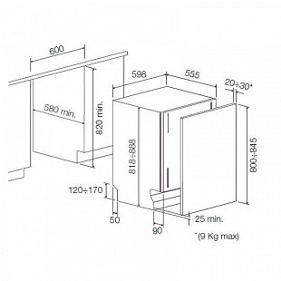 Посудомоечная машина FULGOR FDW 8293 PTO