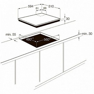 Варочная панель ZANUSSI ZGG 966414 C