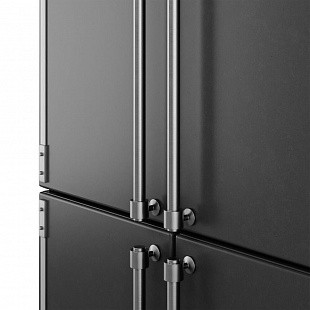 Холодильник KUPPERSBERG NMFV 18591 BK SILVER