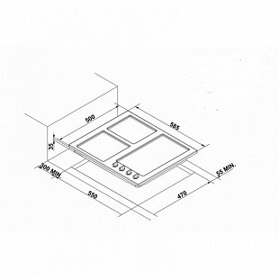 Варочная панель KORTING HG 675 CX