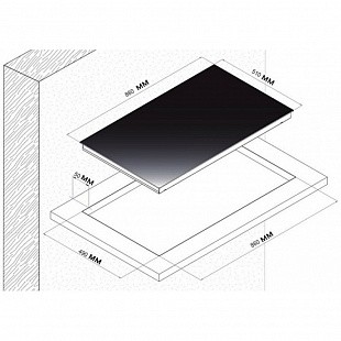 Варочная панель KORTING HK 93551B