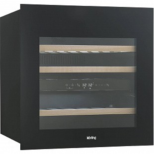 Встраиваемый винный шкаф KORTING KFW 604 DB GN