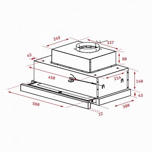Вытяжка TEKA CNL 9610 STAINLESS STEEL