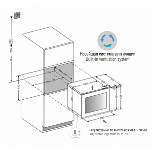 Винный шкаф PANDO PVMAVP 45-18CRR