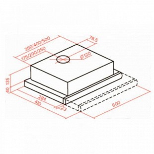 Вытяжка TEKA LS 60 WHITE/GLASS