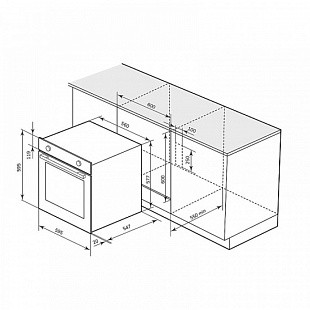 Духовой шкаф MILLEN MEO 6005 WH