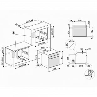 Духовой шкаф SMEG SFP805PO