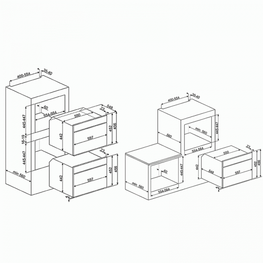 Духовой шкаф SMEG SF4603VCNR1
