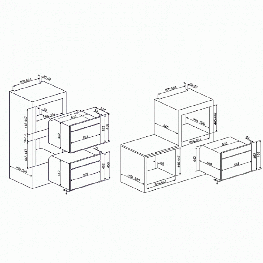 Духовой шкаф SMEG SF4102MCS