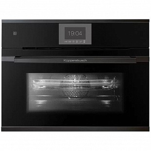 Компактный духовой шкаф с СВЧ KUPPERSBUSCH CBM 6550.0 S2 BLACK CHROME