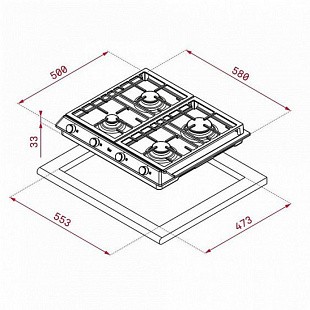 Варочная панель TEKA EX 60.1 4G AI AL CI DR