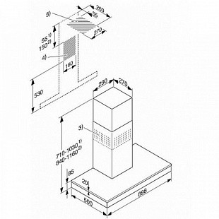 Вытяжка MIELE DA 6698 W CLST