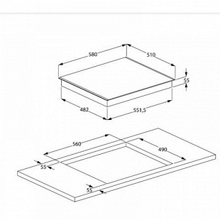 Варочная панель BEKO HII64200FMTW