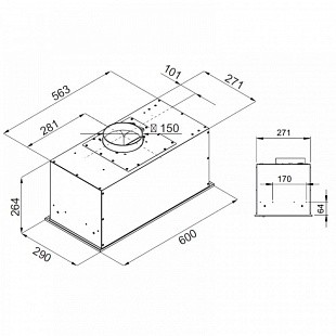 Вытяжка KUPPERSBERG IBOX 60 W