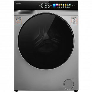 Стиральная машина WEISSGAUFF WM 998 FULL TOUCH DC INVERTER STEAM SILVER
