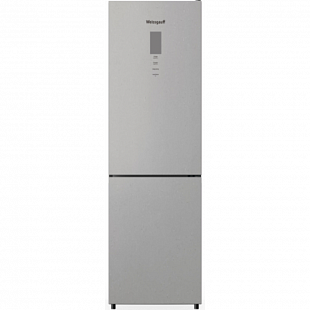 Холодильник WEISSGAUFF WRK 195 D FULL NOFROST BRU STEEL GLASS