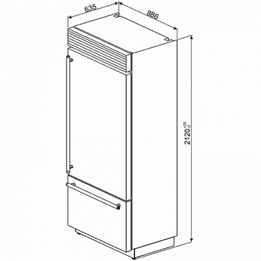 Холодильник SMEG RF396RSIX