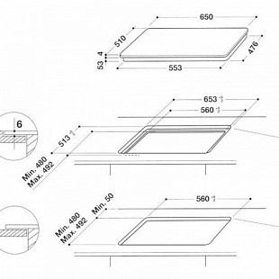 Варочная панель WHIRLPOOL SMC 654 F BT IXL