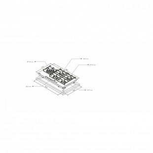 Варочная панель PANDO PGA-4490