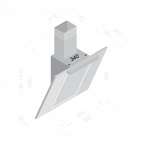 Вытяжка BELTRATTO CPG 90I