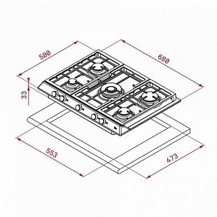 Варочная панель TEKA EX/70.1 5G AI AL DR CI