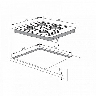 Варочная панель HANSA BHG 63100020