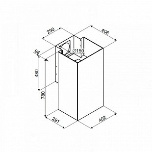 Вытяжка MAUNFELD BATH PLUS 402 ЗОЛОТОЙ