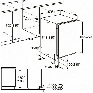 Посудомоечная машина ZANUSSI ZDT 12002 FA