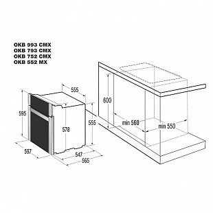 Духовой шкаф KORTING OKB 993 CMX
