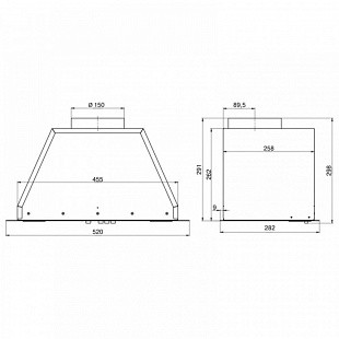 Вытяжка ELIKOR FLAT 72П-650-К3Д БЕЛАЯ