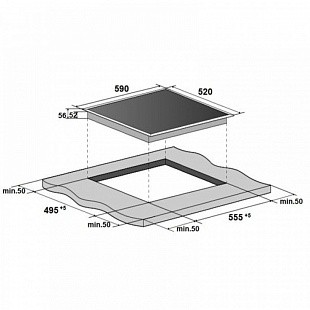 Варочная панель MONSHER MHI 6006