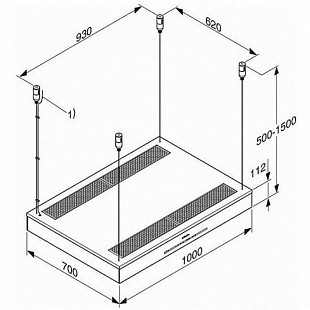 Вытяжка MIELE DA 6708 D OBSW