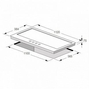 Варочная панель FULGOR MILANO CPH 1124 G WK