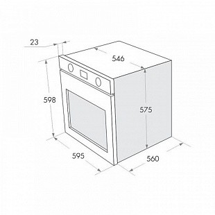 Духовой шкаф MAUNFELD MEOFE 676 RBGTMS