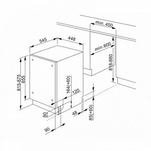 Посудомоечная машина HANSA ZIM 428 ELH