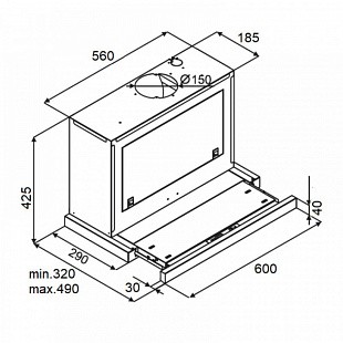 Вытяжка KUPPERSBERG SLIMBOX 60 GW
