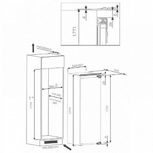 Холодильник KITCHENAID KCBNS 18602