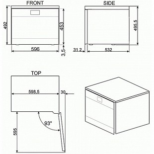 Встраиваемый винный шкаф SMEG CVF318X
